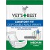 Vet's Best Vet’s Best Comfort Fit Disposable Male Dog Diapers | Absorbent Male Wraps with Leak Proof Fit | Medium, 12 Count