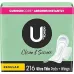 U by Kotex Security Ultra Thin Pads with Wings- 216 count (pack of 6)
