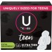 U By Kotex Ultra Thin Teen Wing Pads- 56 count (4 packs of 14)